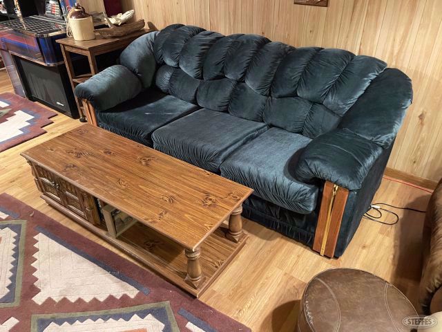 Couch w/coffee table, # 2981